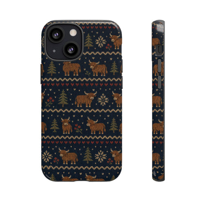 Highland Cow Sweater Tough Case