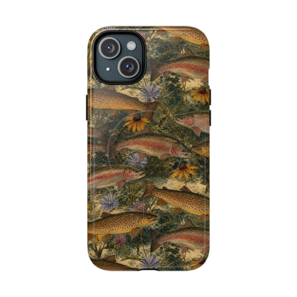 Floral Trout Magnetic Case