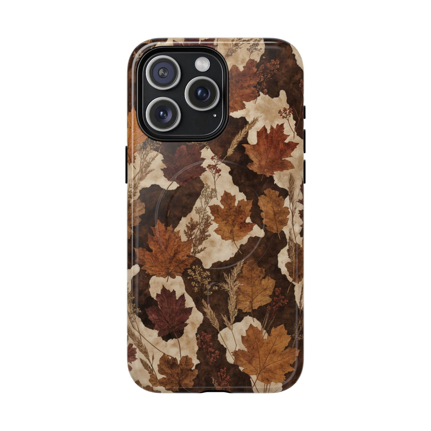 Autumn Cowhide Magnetic Case