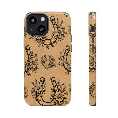 Floral Horseshoes Tough Case