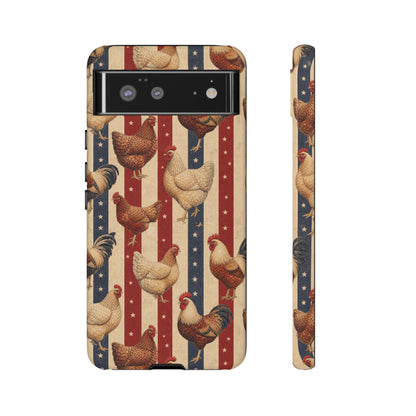 Chickens and Stripes Tough Case