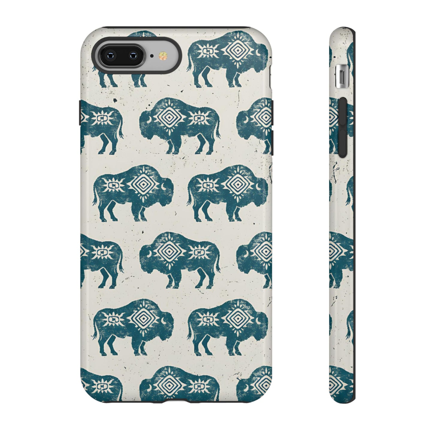 Teal Aztec Buffalo Tough Case