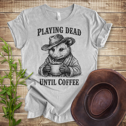 Playing Dead T Shirt - Athletic Heather