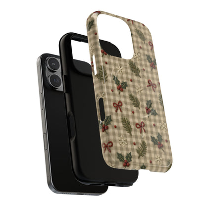 Gingham Holly Magnetic Case