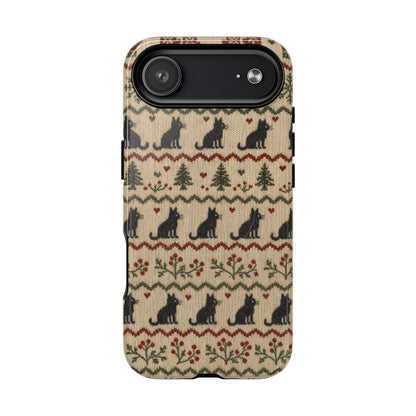 Black Cat Sweater Magnetic Case