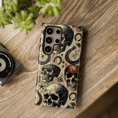 Skulls and Horseshoes Phone Case