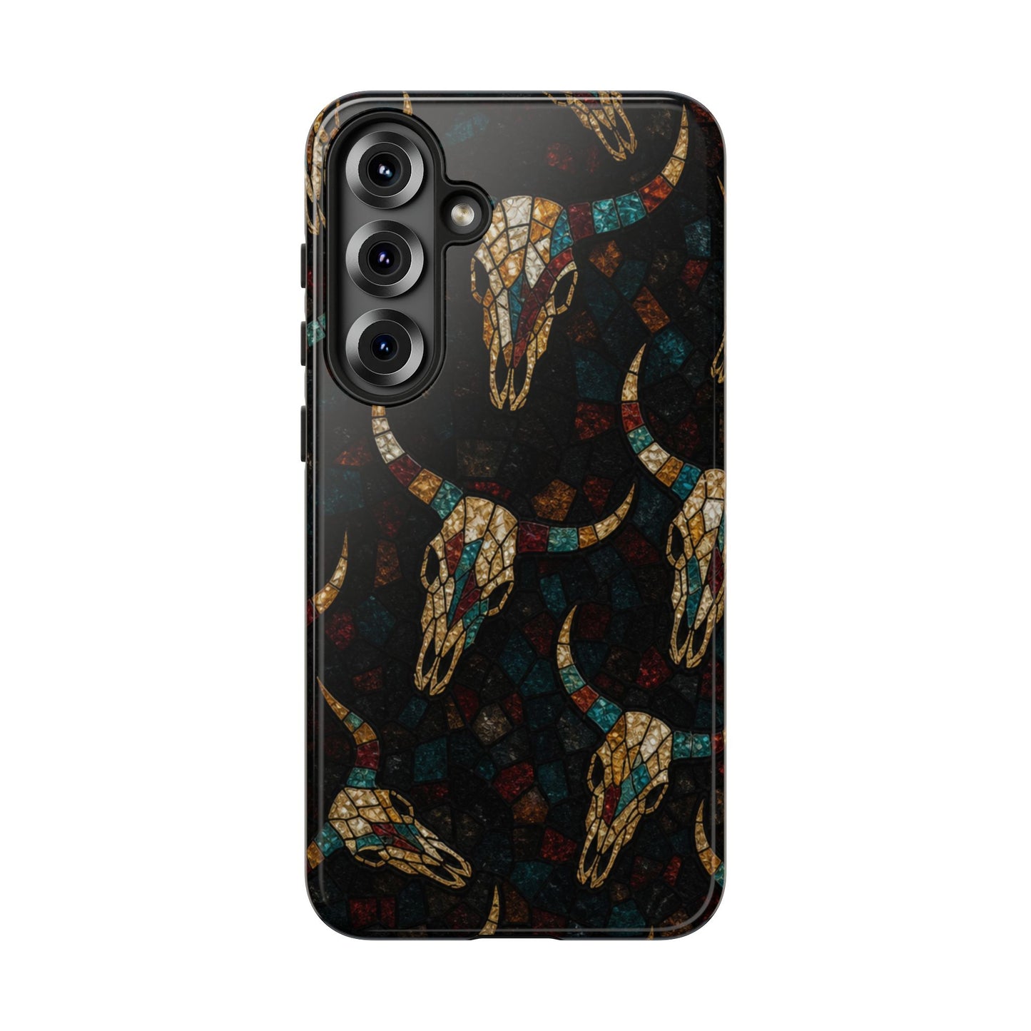 Stained Bull Skull Tough Case