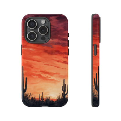 Desert Sunset Swaths Tough Case