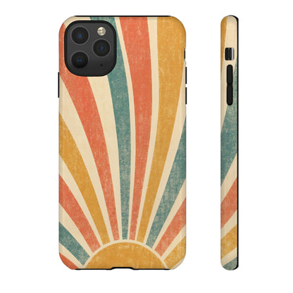 Retro Sun Rays Tough Case