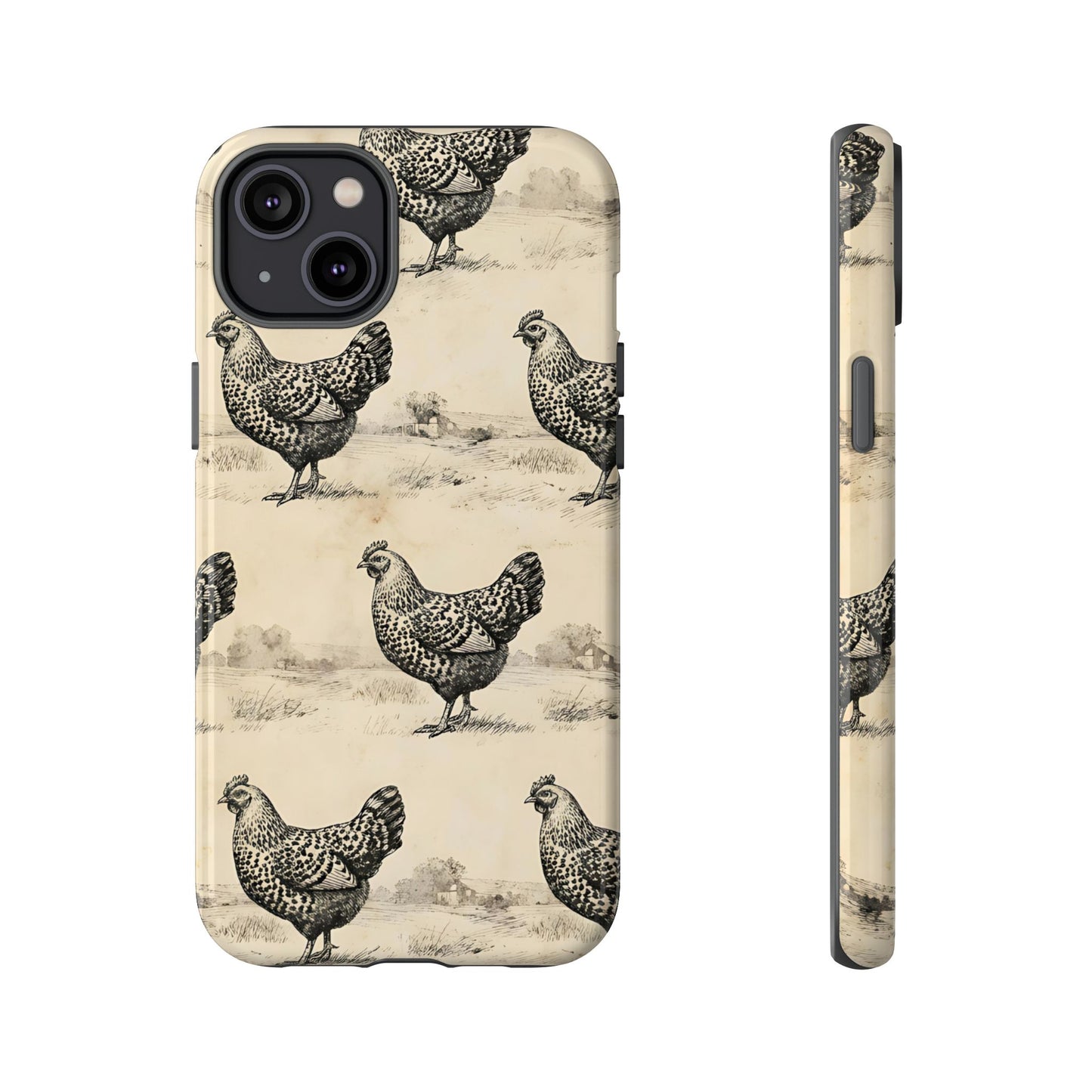 Vintage Chickens Tough Case