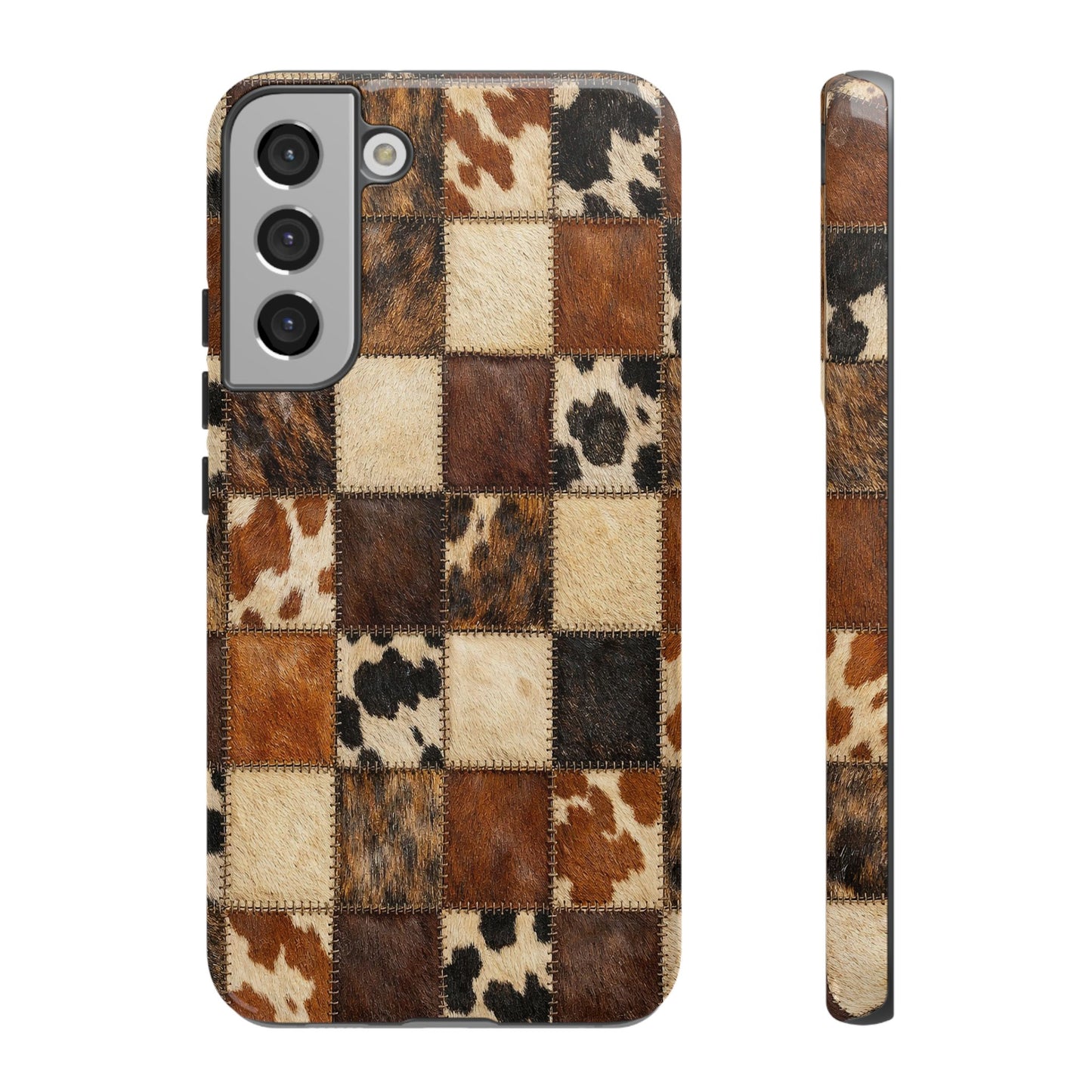 Cowhide Quilt Tough Case