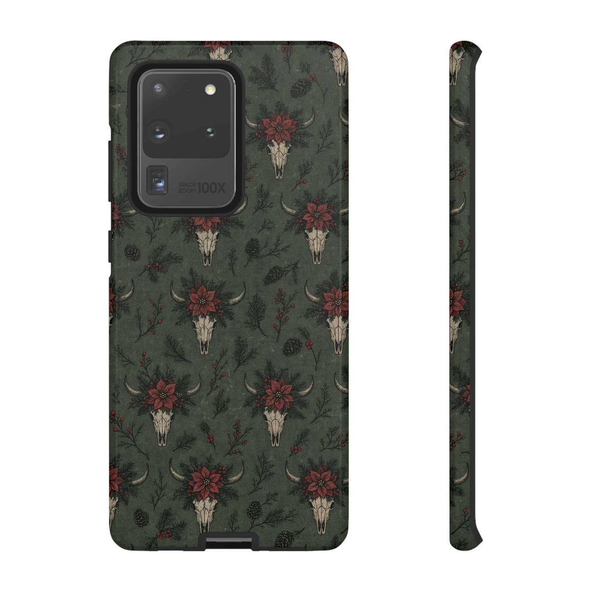 Inked Christmas Skull Tough Case