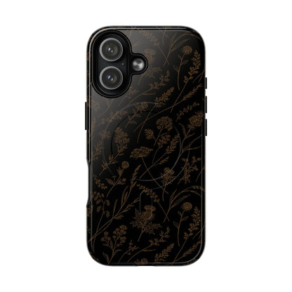 Gold Wildflowers Magnetic Case