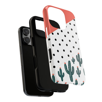 Polka Dot Cactus Tough Case