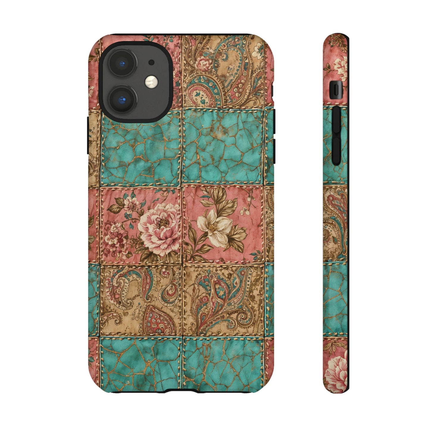 Turquoise Paisley Tough Case