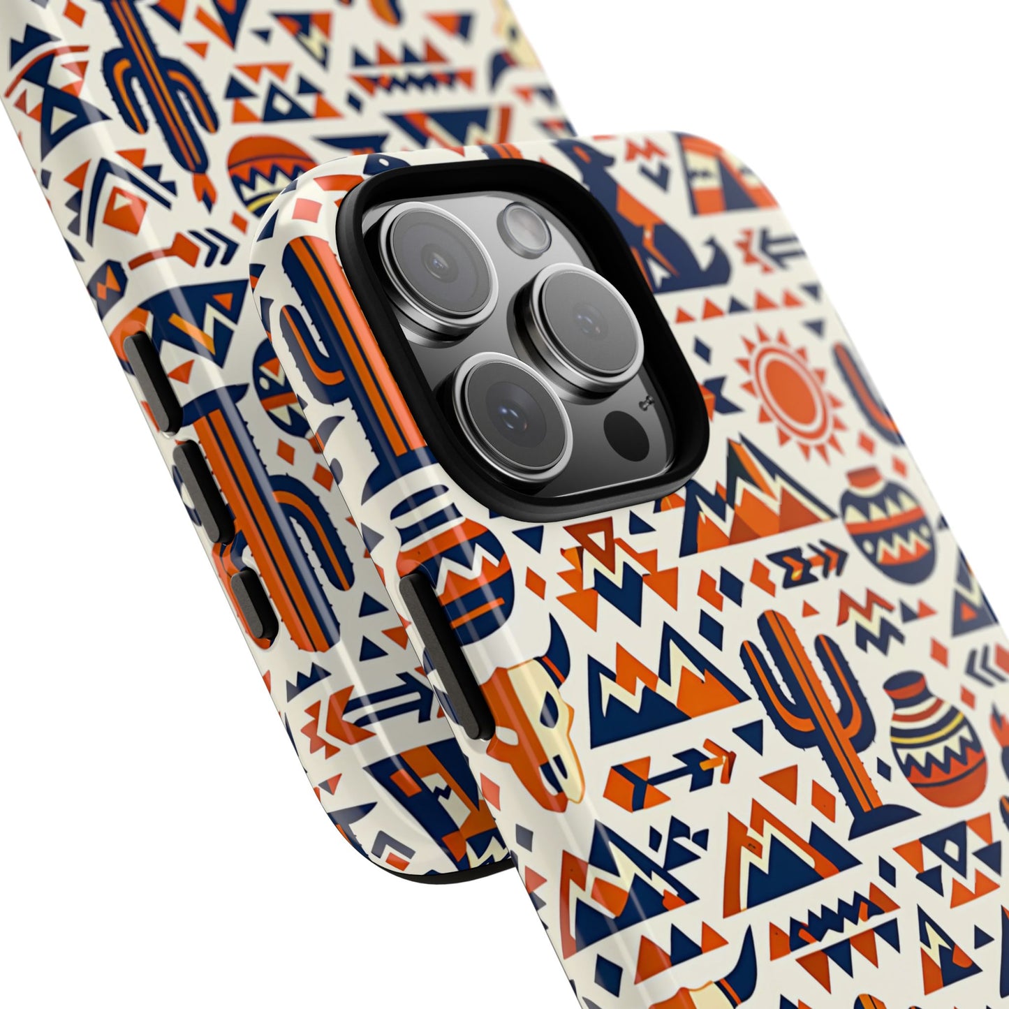 Southwest Tribal Orange Tough Case