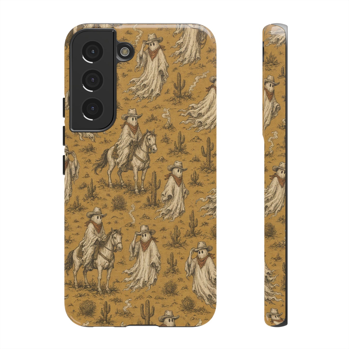 Ghost Cowboy Toile Tough Case