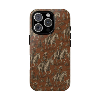 Skeleton Cowboy Ride Tough Case