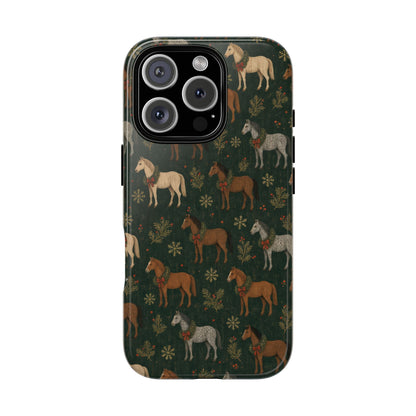 Wreath Horses Tough Case