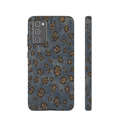 Denim Leopard Tough Case