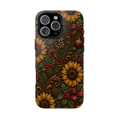 Christmas Sunflowers Tough Case