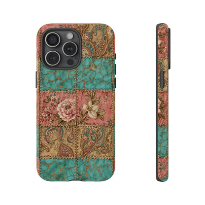 Turquoise Paisley Tough Case