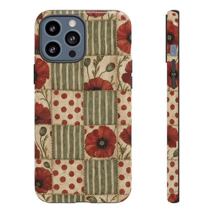 Poppy Patchwork Tough Case