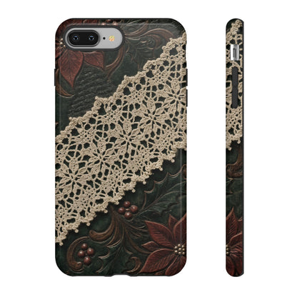 Poinsettia Lace Tough Case