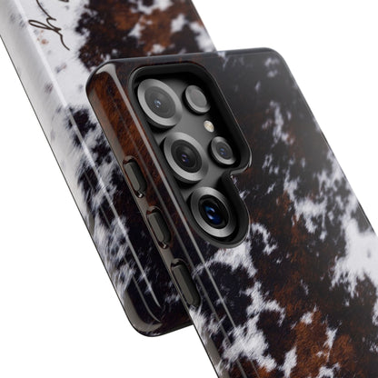 Howdy Cowhide Tough Phone Case