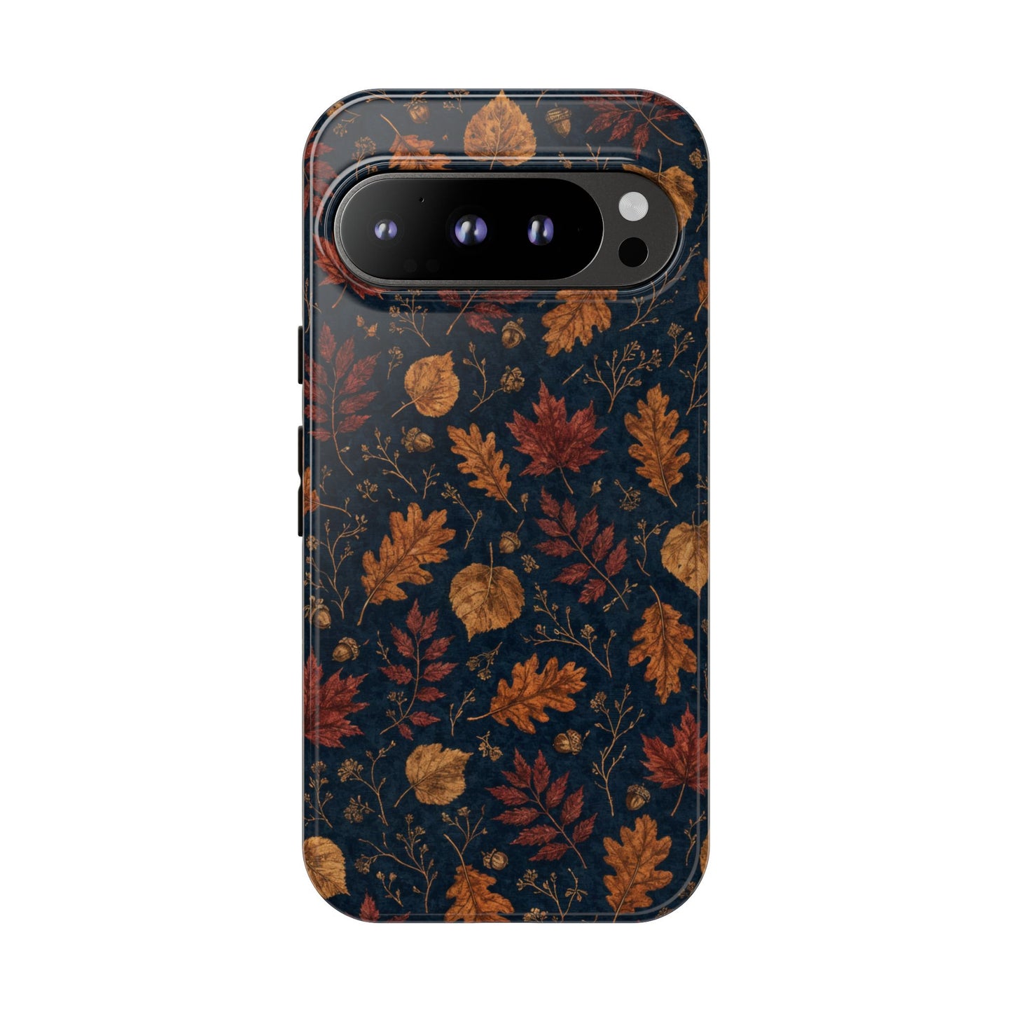 Navy Oak Leaf Tough Case