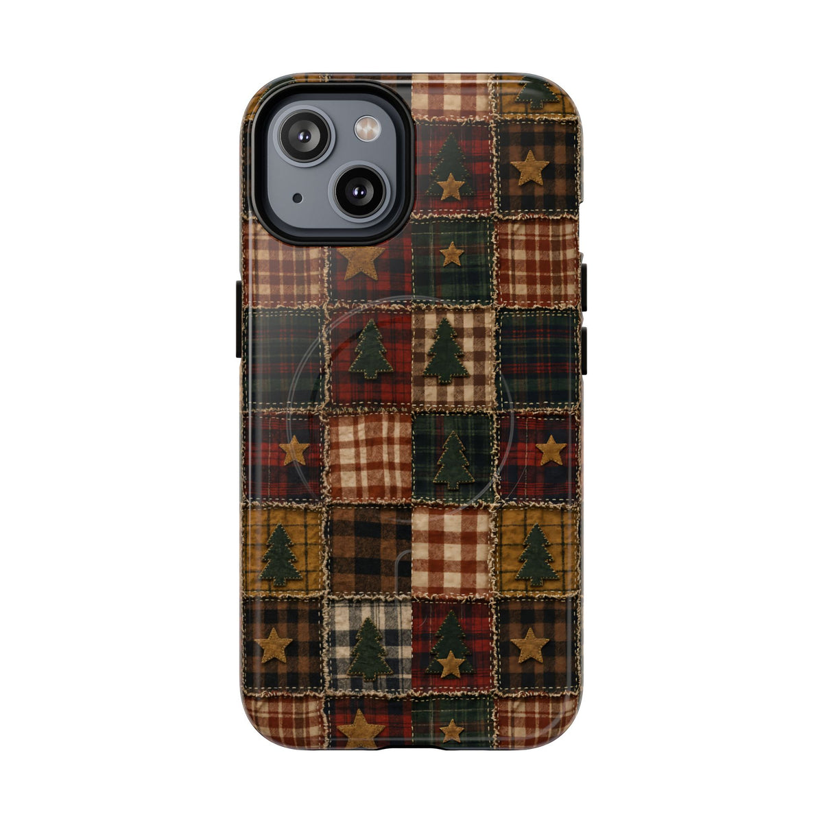 Christmas Rag Quilt Magnetic Case