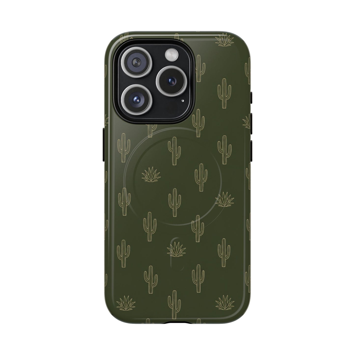 Green Cactus Magnetic Case