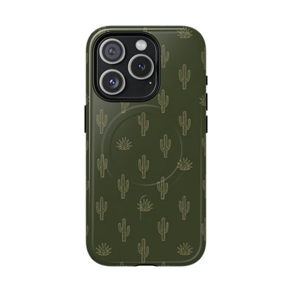 Green Cactus Magnetic Case