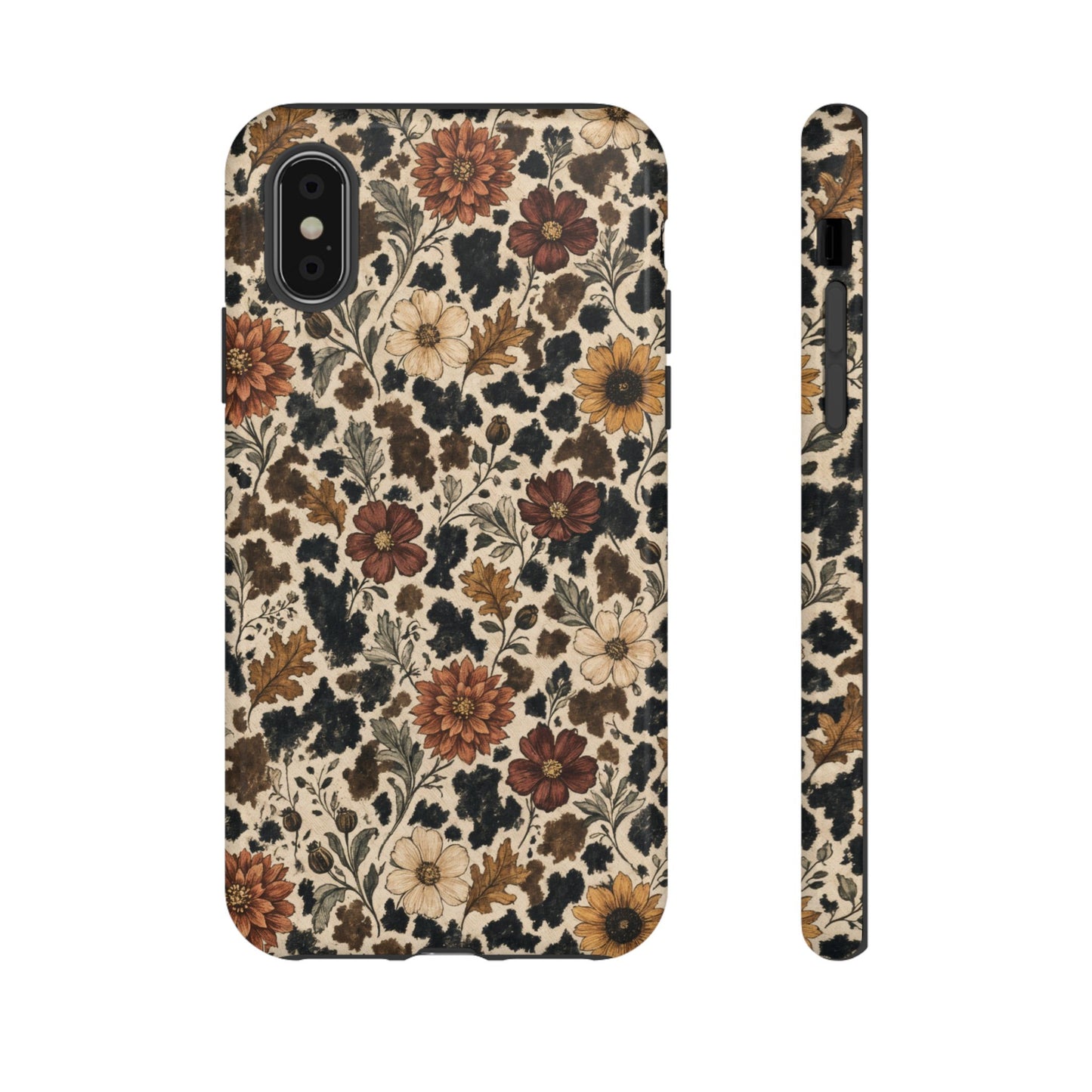 Autumn Cowhide Bloom Tough Case