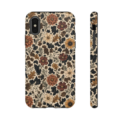 Autumn Cowhide Bloom Tough Case