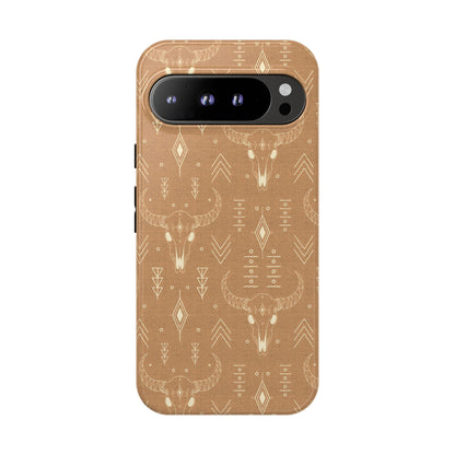 Boho Bull Skull Phone Case