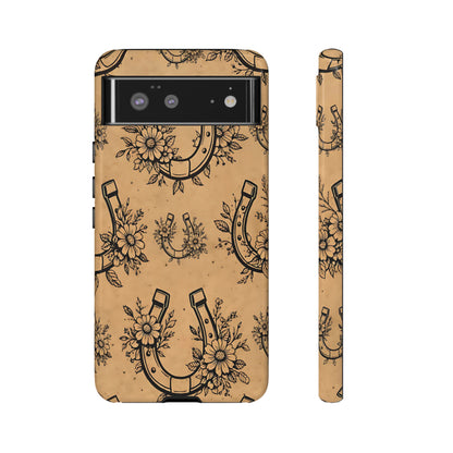Floral Horseshoes Tough Case