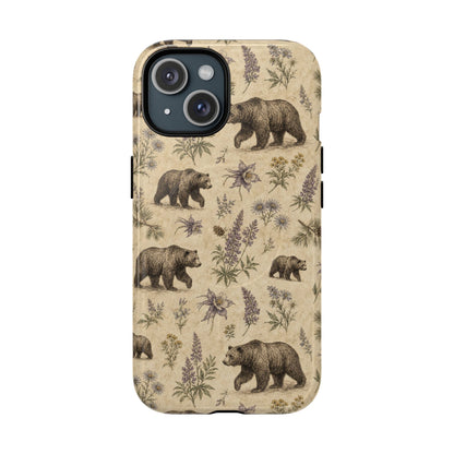 Floral Bear Magnetic Case