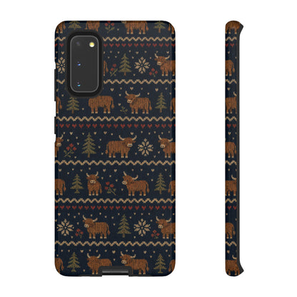 Highland Cow Sweater Tough Case
