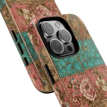 Turquoise Paisley Tough Case