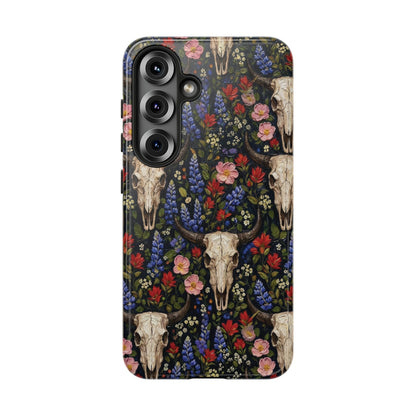 Floral Skull Tough Case
