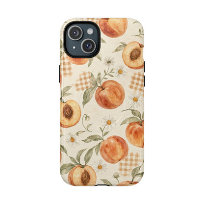Peachy Gingham Magnetic Case