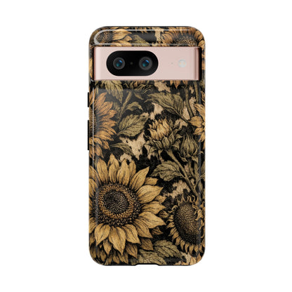Cowhide Sunflowers Tough Case