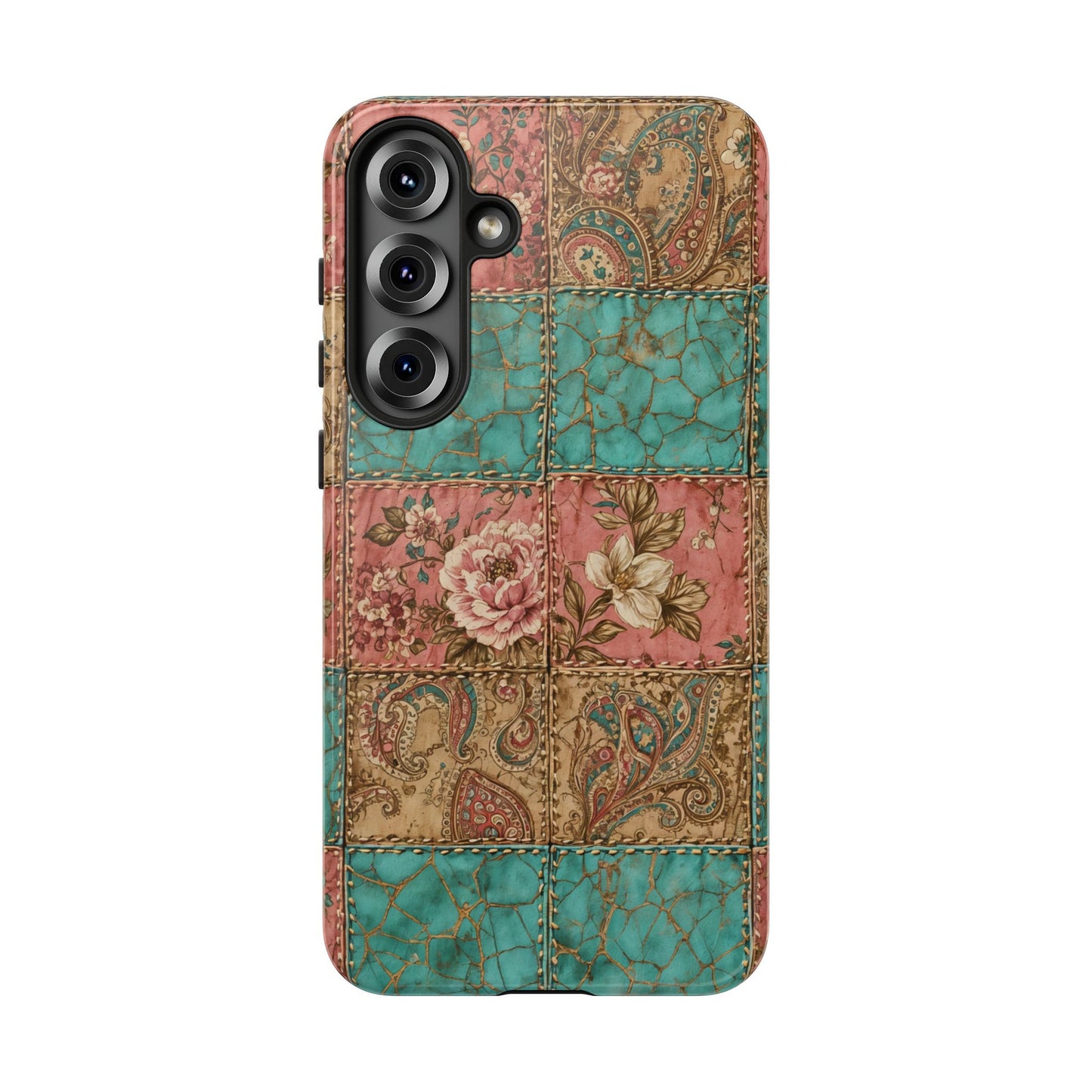 Turquoise Paisley Tough Case
