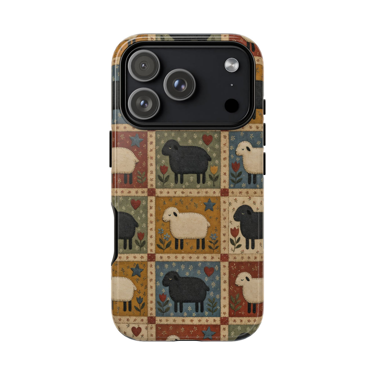 Sheep Quilt Tough Case