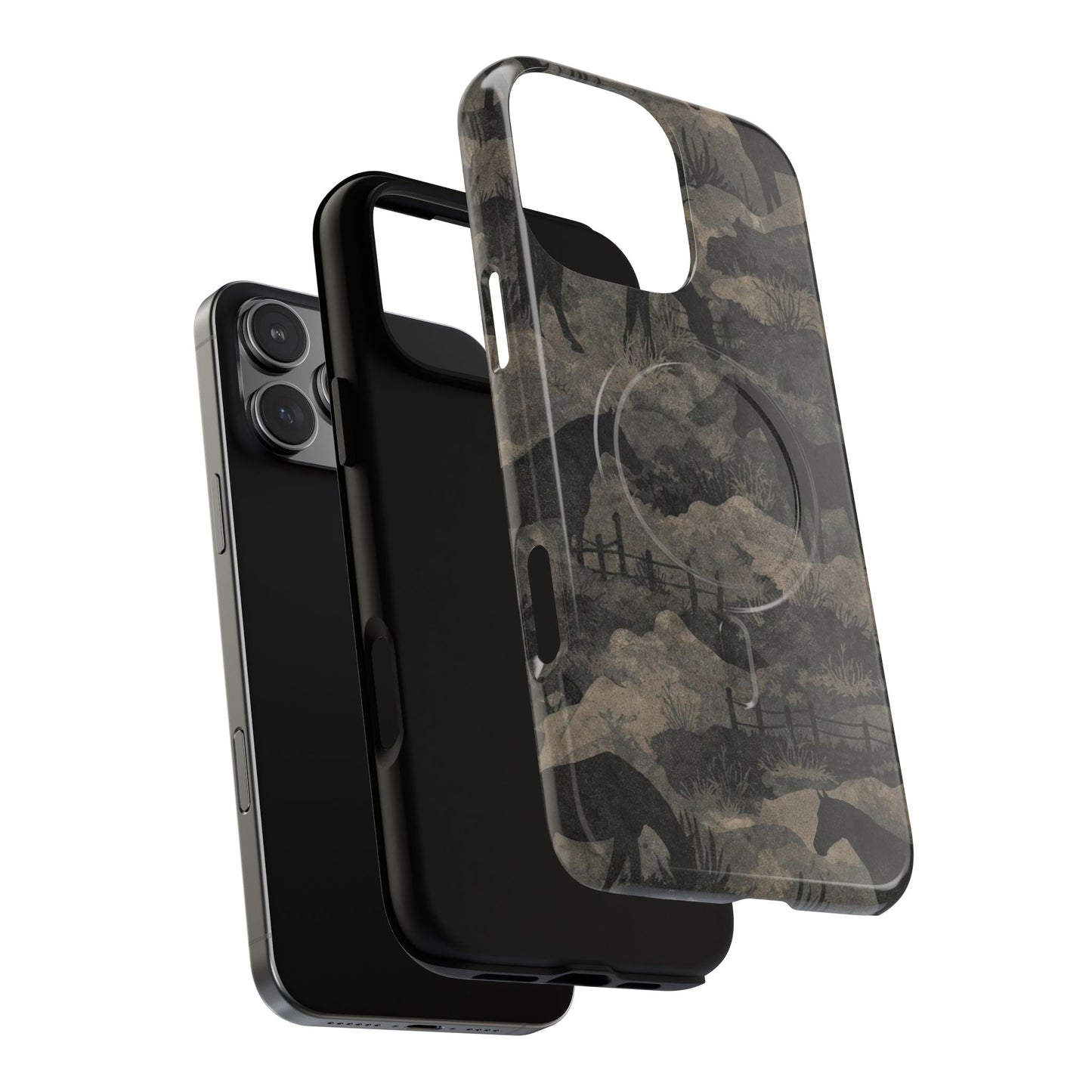 Camo Horses Magnetic Case