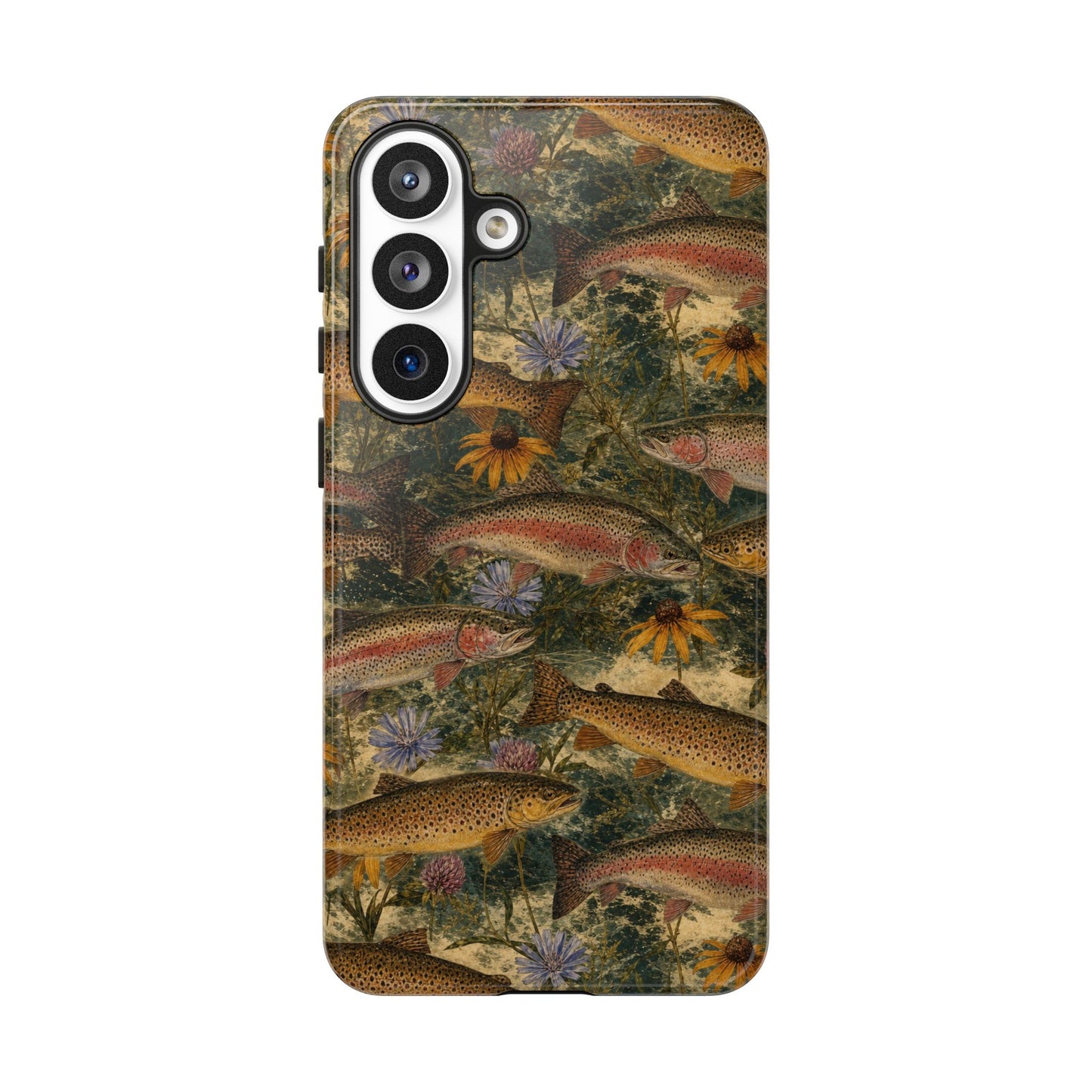 Floral Trout Tough Case