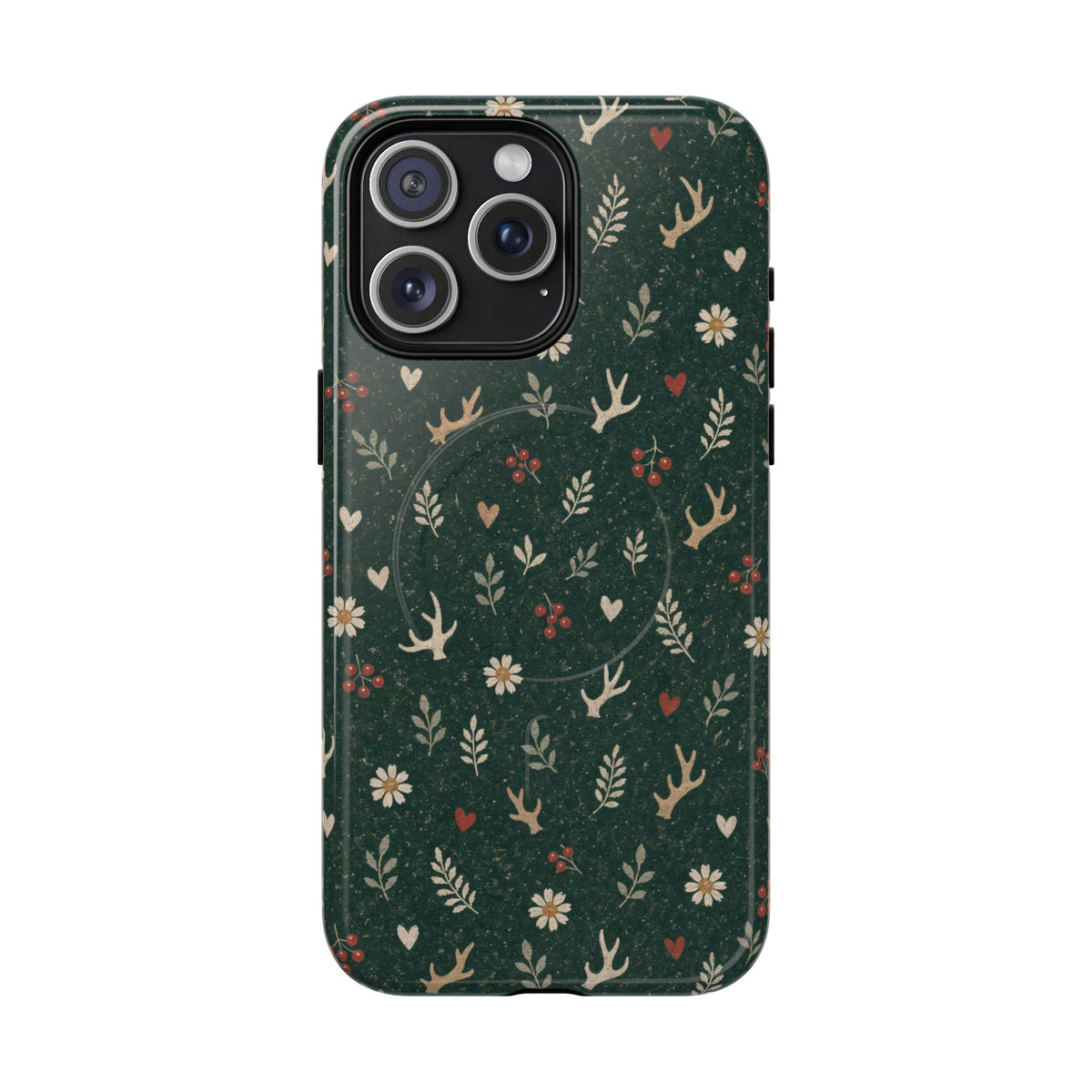 Antler Daisies Evergreen Magnetic Case
