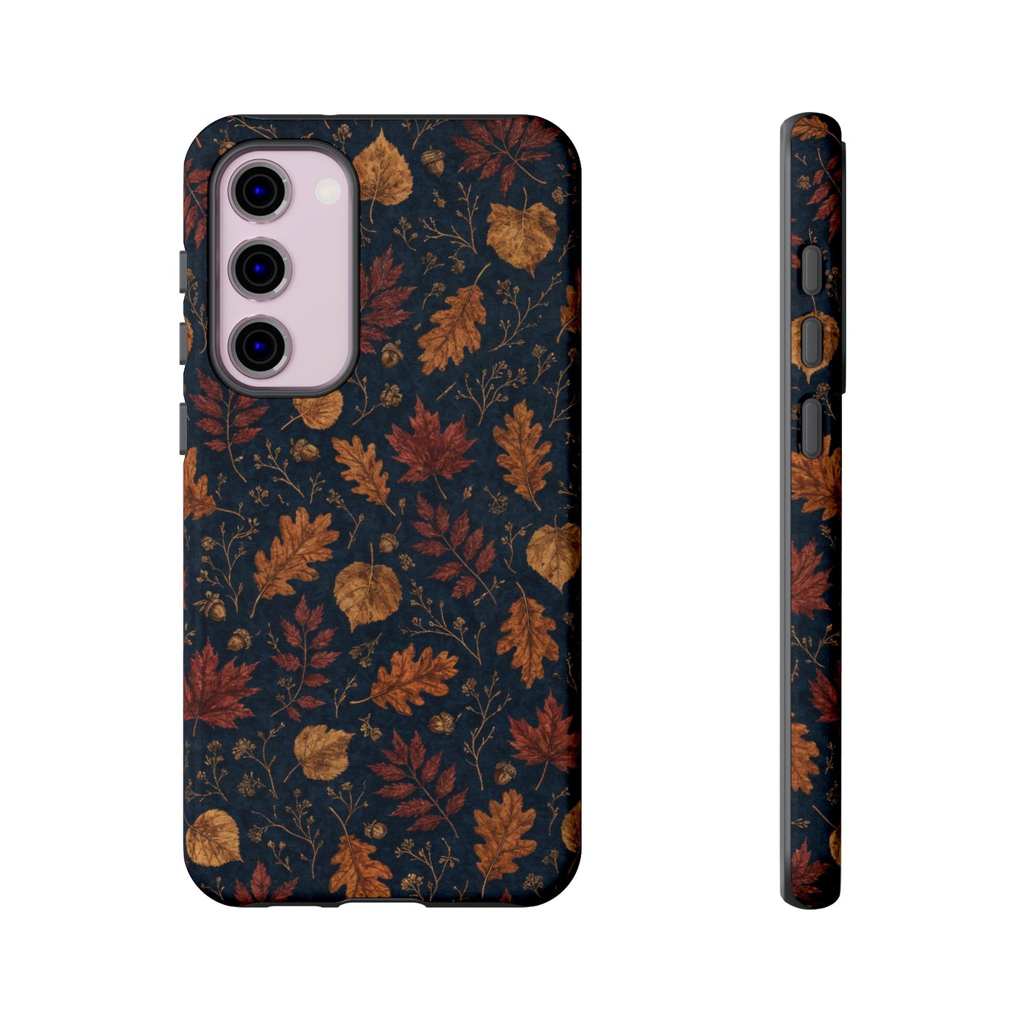 Navy Oak Leaf Tough Case