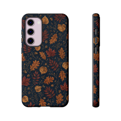 Navy Oak Leaf Tough Case
